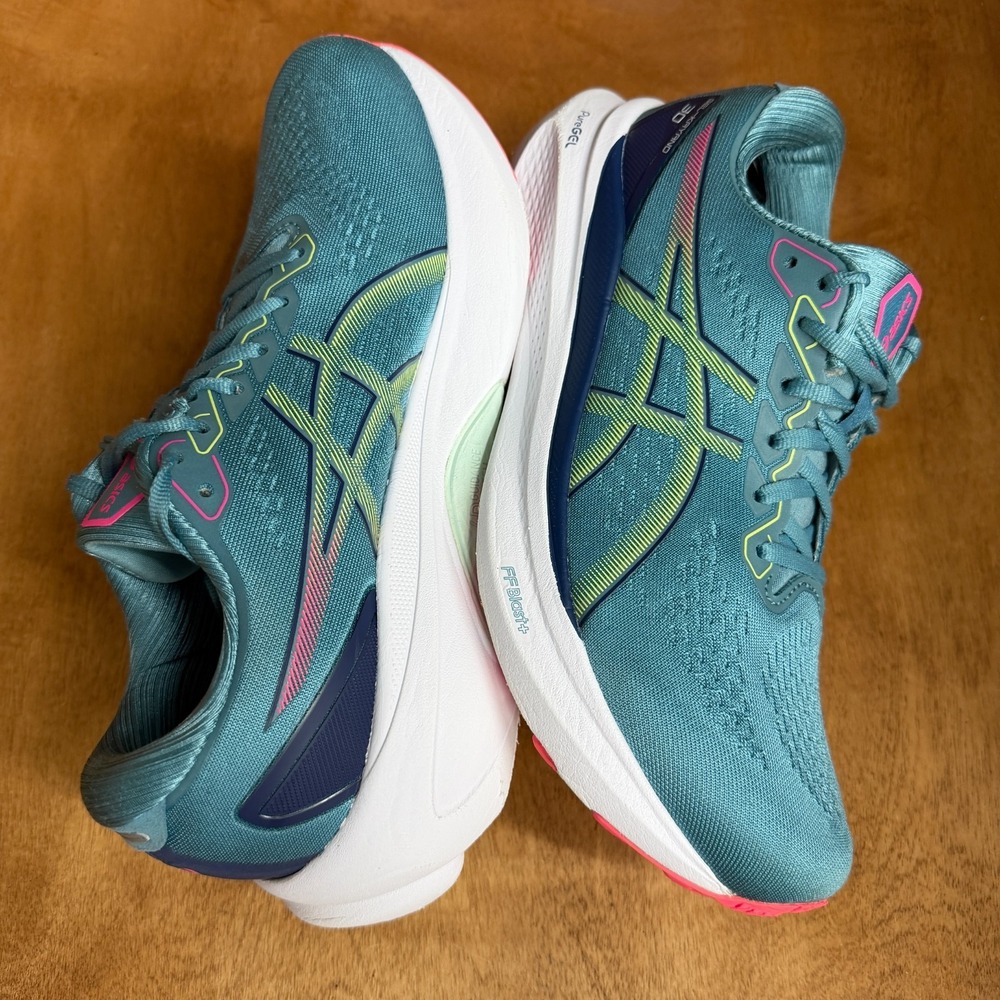 Asics Gel-Kayano 30 Running Shoes Womens Size 9 Blue Athletic Sneakers 1012B357